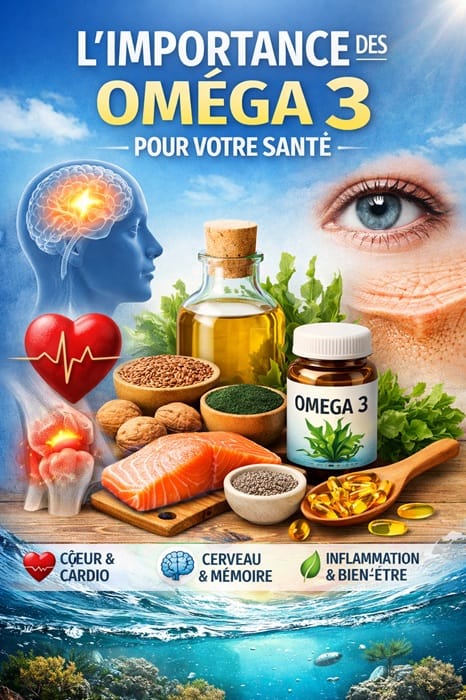 L’IMPORTANCE DES OMEGA 3 POUR VOTRE SANTÉ L’IMPORTANCE DES OMEGA 3 POUR VOTRE SANTÉ